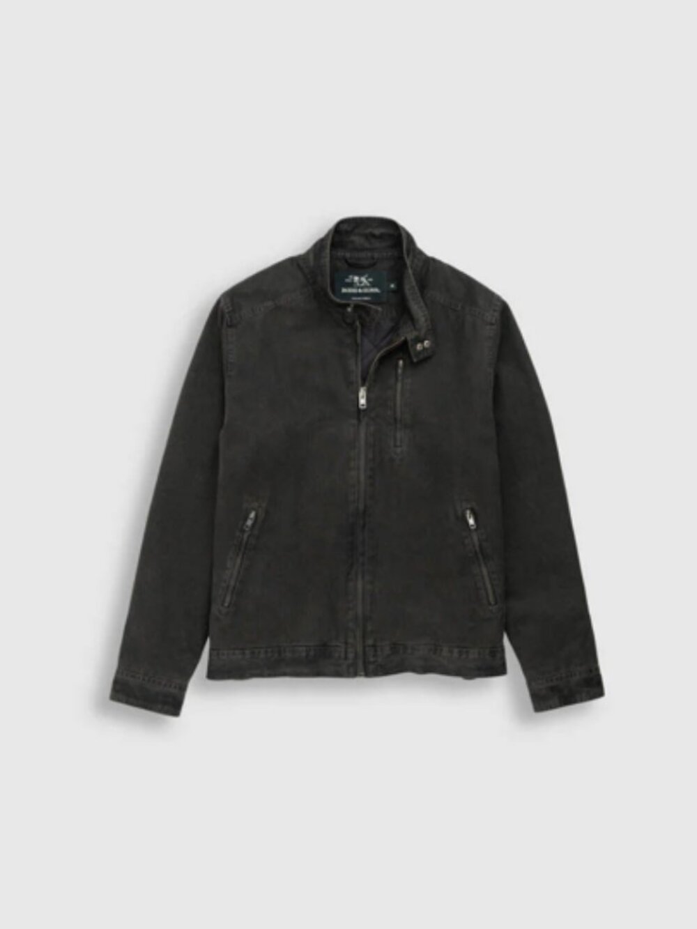 Rodd & Gunn Charcoal Black Men's Bomber Jacket